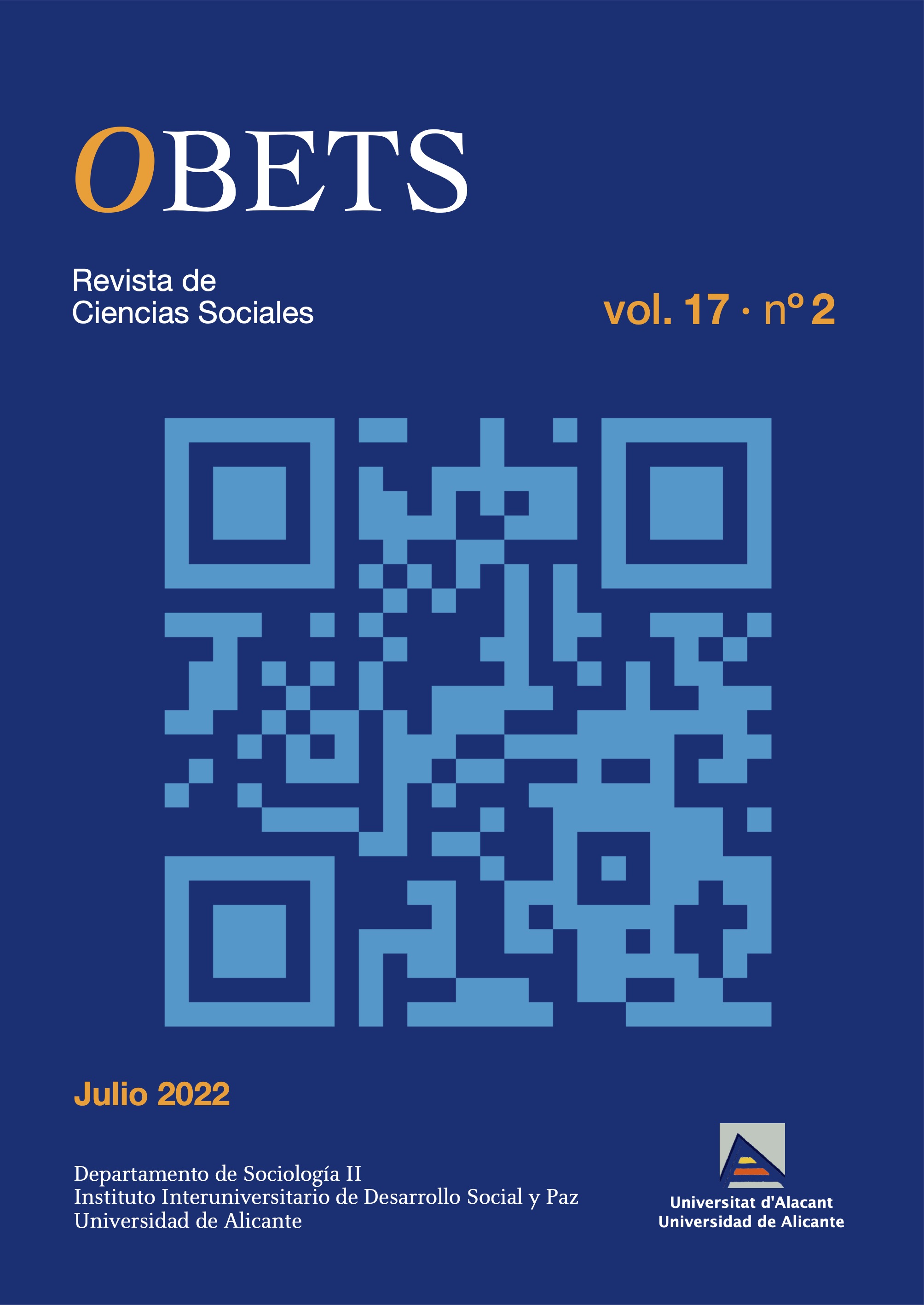 Revista Obets Vol. 17 n. 2  julio 2022